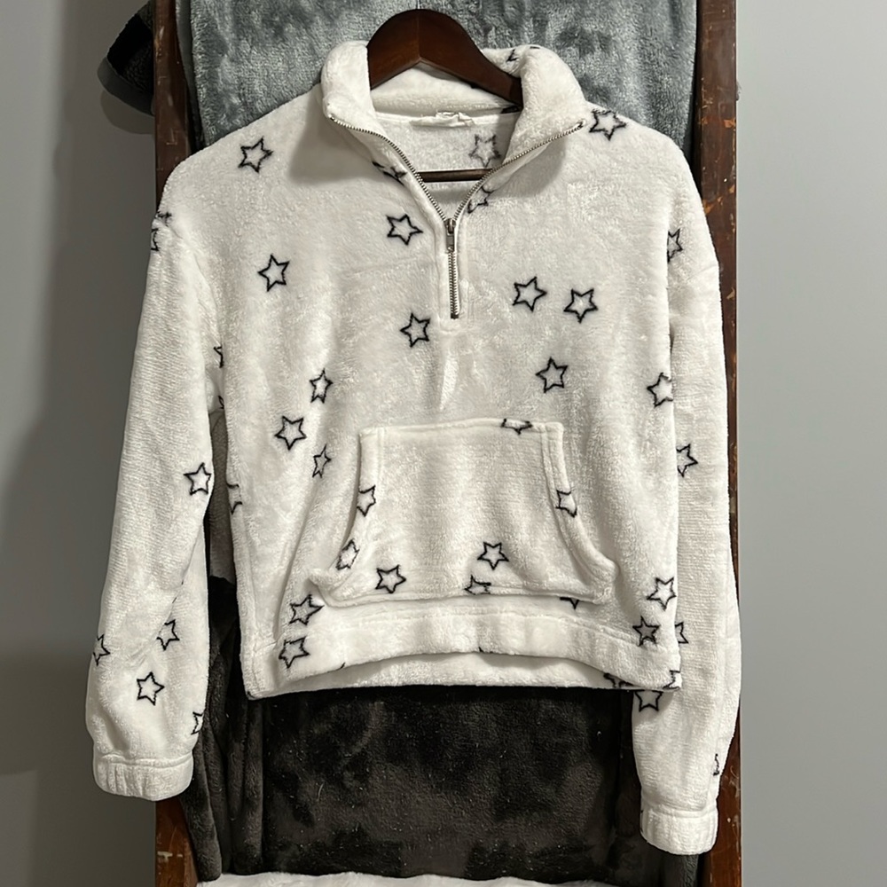 Soft half zip up